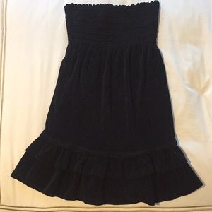 Juicy Couture black terry swim cover up